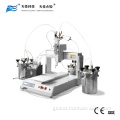 China epoxy resin adhesive glue dynamic mixing dispensing machine with heating and cleaning function Supplier